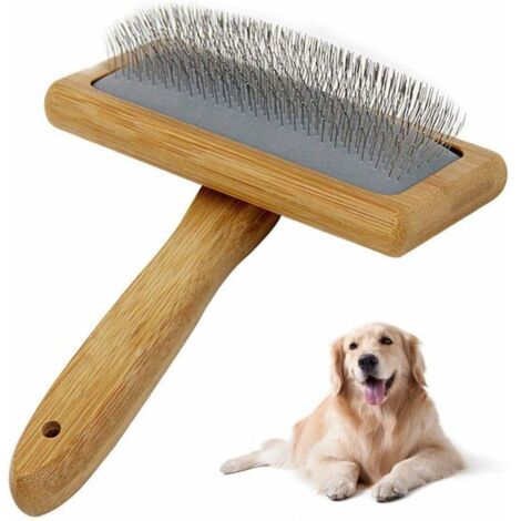 Pet Brosse Chiens et Chats Peigne,Brosse de toilettage pour Animaux de Compagnie Convenant aux Poils Longs et Courts, Outil pour l'épilation des Chiens et des Chats. (1/5)