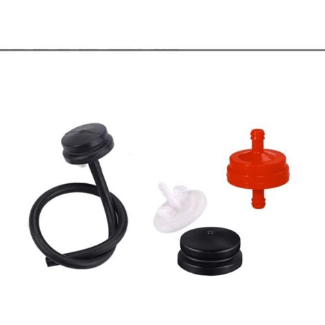 Lot de 4 ampoules d'amorçage 66-7460 compatibles avec les ensembles Tor o et Lawnbo y, ampoules d'amorçage 66-7460 avec tuyau, filtre à carburant 298090 150 um pour corps d'apprêt 44-2750 (1/5)