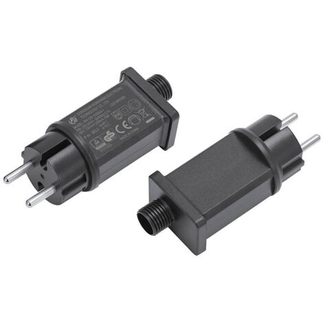 Transformateur LED 12V 15W – Étanche IP44 pour éclairage intérieur et extérieur – Courant 2500mA – Compatible guirlandes lumineuses