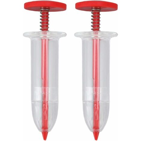 2pcs Distributeur de Graines, Semeur de Graines Portatif - Planter des Graines Facilement, Mini Outil de Semis de Semences pour l'ensemencement Horticole (1/5)