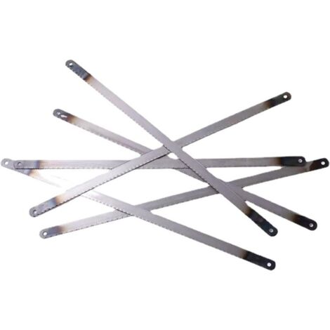 Lame de Scie,Lame de Scie a Metaux,Lame Scie a Metaux,Pour le Travail Du Bois, l'acier au Carbone, Les Supports de Scie à Métaux, Etc.10 Pièces (1/5)