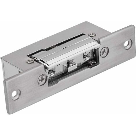 Serrure électrique DC12V pour porte de gâche – Acier inoxydable épais – Installation intégrée – Résistante aux portes coupe-feu (1/5)