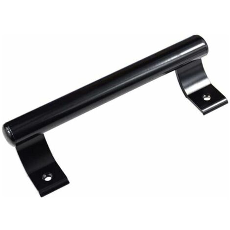 200mm alliage d'aluminium poignée de porte coulissante balcon poignée de porte en verre armoire de salle de bain poignée de porte entrepôt poignée de porte poignée en métal moderne (noir) (1/5)