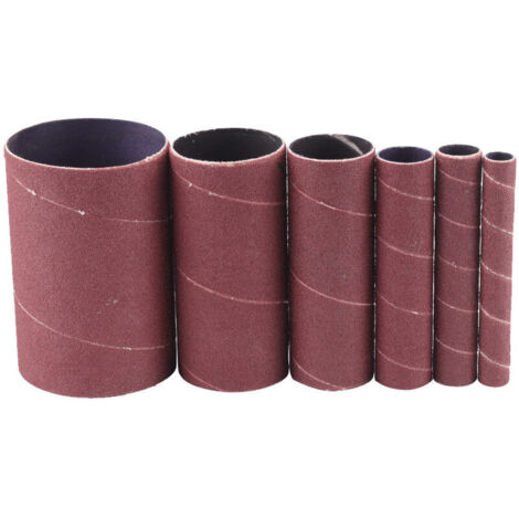 Ensemble de 6 Manchons de ponçage 115 mm Grain 80(12/20/25/38/55/80mm) (1/4)