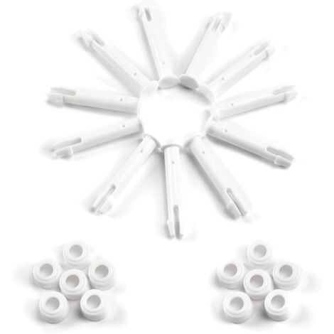 12 Pièces Goupille en Plastique,Pièces Détachées Piscine Intex,Goupille en Plastique Piscine,pour la Plupart des Piscines à Cadre - Piscine Rectangulaire/Ronde (6cm) (1/5)