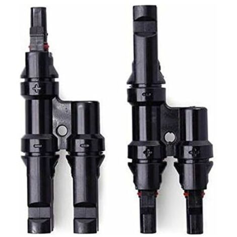 1 Paire Panneau Solaire T/Y Branche Connecteurs câble répartiteur Coupler MMF et Ffm Fil de Branche (1/5)