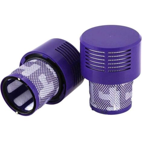 Lot de 2 filtres de rechange pour aspirateur Dyson Cyclone V10 SV12 Absolute Animal Total Clean Pièces d'aspirateur HEPA Préfiltre Dyson V10 SV12 Remplace les pièces 969082-01 (1/5)