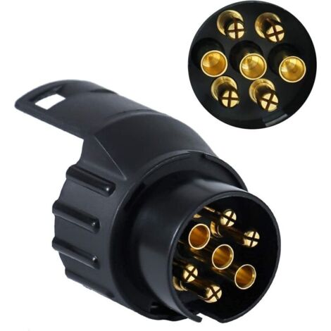 Trailer Plug Socket Adaptor,13 to 7 Trailer Towing socket Adaptor For Trailer Truck Caravan Wagon (1/5)
