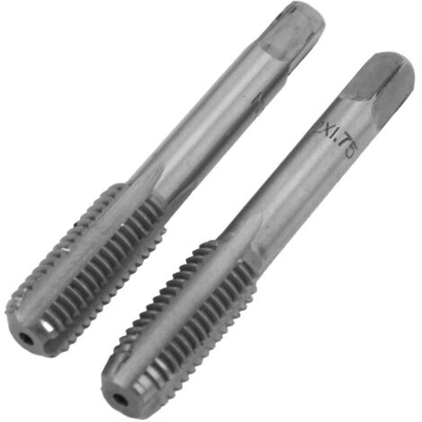 pièces tarauds à filetage métrique en acier rapide, flûtes droites, outil de taraudage à filetage manuel M12x1,75 (1/5)
