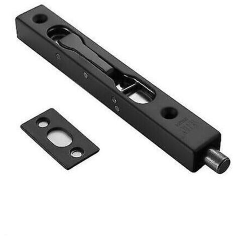 2pcs 6 pouces boulons de porte - Acier inoxydable caché sécurité Français serrures de porte avec quincaillerie (1/5)