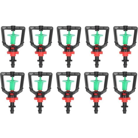 10 Ensembles rotatifs de Type G Micro buse Plantes arrosage arroseur réfraction buse de pulvérisation pour Serre (1/5)
