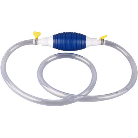 Pompe à siphon manuelle avec tuyau de siphon de 1,5 m Pompe de transfert d'eau liquide diesel à haut débit portable universelle pour voitures (1/5)