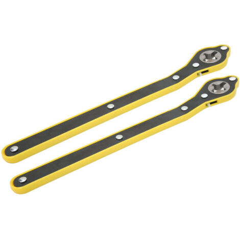 Paire de clés à cliquet pour cric de voiture de 13,4 pouces, outil de réparation pour écrous de roue de pneu à économie de main-d'œuvre pour voitures, SUV, camions (1/5)