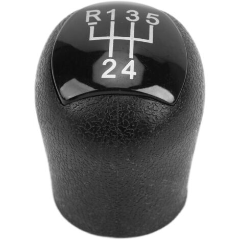 Pommeau de levier de vitesse de voiture anti-usure et résistant à la corrosion pour KANGOO 2006-2008Noir (1/5)