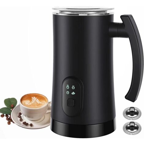 Mousseur à lait électrique 4 en 1, mousseur à lait automatique 350 ml pour café, latte, cappuccino, macchiato et chocolat chaud (1/5)
