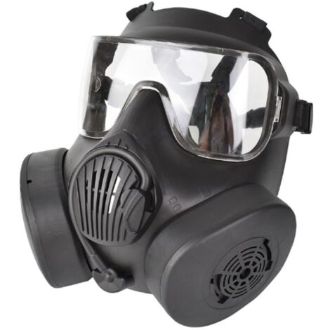Masque de protection intégral M50 – Protection CBRN – Double filtre avec cartouches – Écran facial large pour vision optimale (1/5)