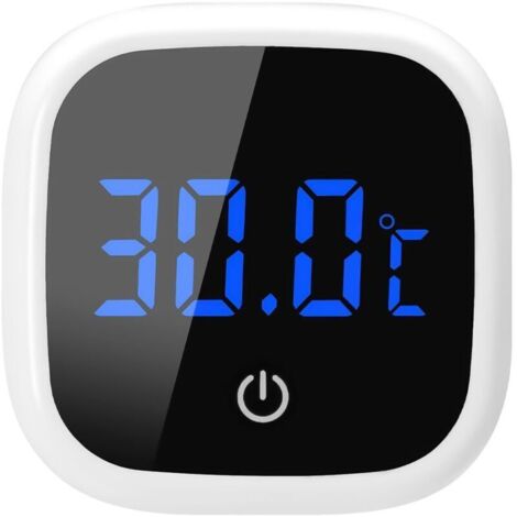 Thermomètre Aquarium Numérique, Mini Thermometre d'aquarium avec Ecran Tactile, Affichage LED, Thermometre Eau sans Fil pour Marine, Eau Doucee, Aquarium