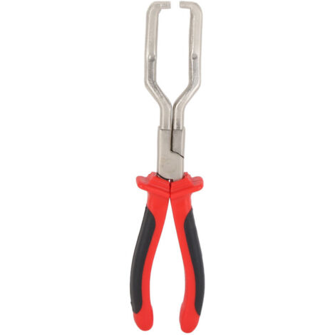 Pince à clip pour conduite de carburant 235 mm, poignée en caoutchouc en acier inoxydable, conception ergonomique, outil de serrage pour conduite d'essence (1/5)