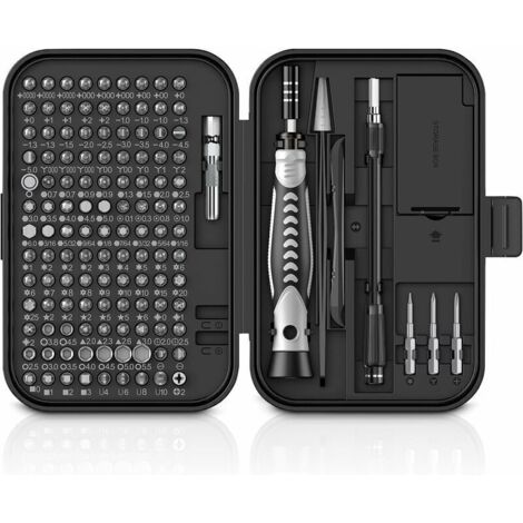 150 en 1 Jeu d'embouts de Précision , Jeu de Tournevis Torx, jeu de Tournevis de Précision, jeu d'outils de Réparation de Bricolage, Kit de Mini Tournevis avec étui (1/5)