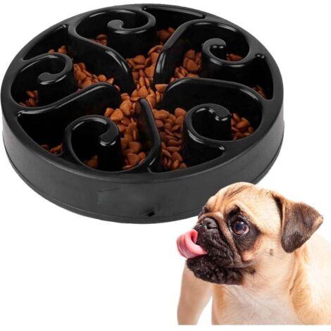 Gamelle Anti Glouton Chat ou Chien, Plateau Interactif pour éviter l'Anxiété, pour Petits Animaux de Compagnie, Moyens et Grands (1/5)