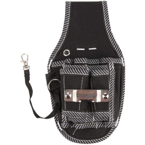 Poche à outils, sac à outils, pochette à outils, sac de taille d'outil d'électricien, support d'organisateur d'outil avec plusieurs poches pochette de ceinture à outils pour pince de tournevis (1/5)