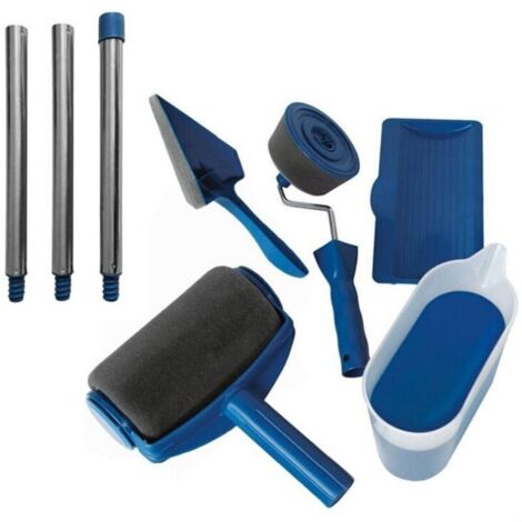 Rouleau de Peinture avec réservoir Anti-Goutte Rechargeable et Manche Extensible (1/5)