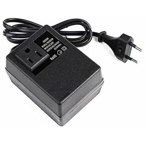 Dciustfhe Tension : 200 W - Transformateur : 220 V à 110 V - Prise européenne. (1/5)