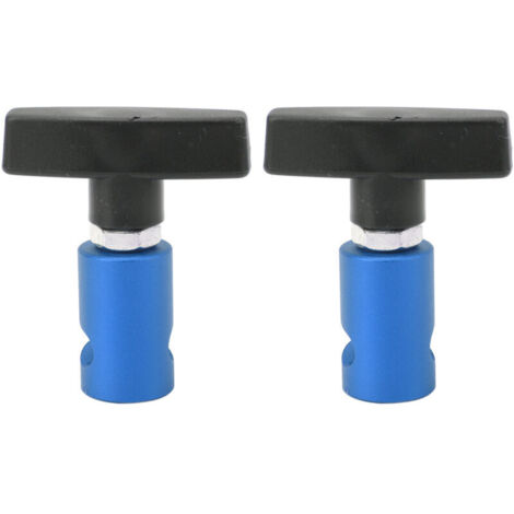 Lot de 2 pinces de support de levage M12 multifonctions universelles 12 mm pour étrier de bougie d'allumage pour hayons, hayons, coffres, bleu (1/5)