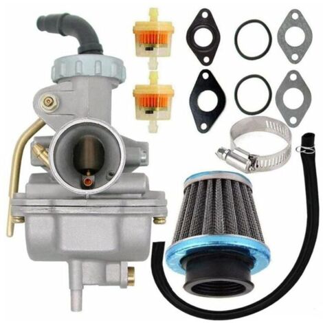 Carburateur PZ20 pour moteur 4 temps 50cc, 70cc, 90cc, 110cc, 125cc, ATV, utv, Honda CRF50F, CRF80F, XR50R, avec filtre à Air et à carburant (1/5)