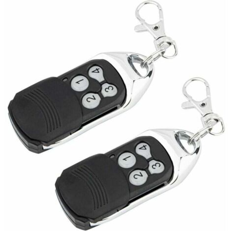 Télécommande Compatible avec Normstahl L'émetteur EA433 2KS, EA433 4KS, RCU 433-2, REC433-4, T433-4, EA433 2KM Micro 2 Stück