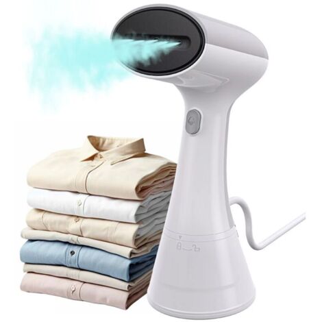 Defroisseur vertical a main, Défroisseurs vetement Portable, Vapeur extrême turbocompressée à 150°C, 20s pour chauffer steamer fer à repasser, Idéal pour la maison, le bureau, de voyage (1/5)