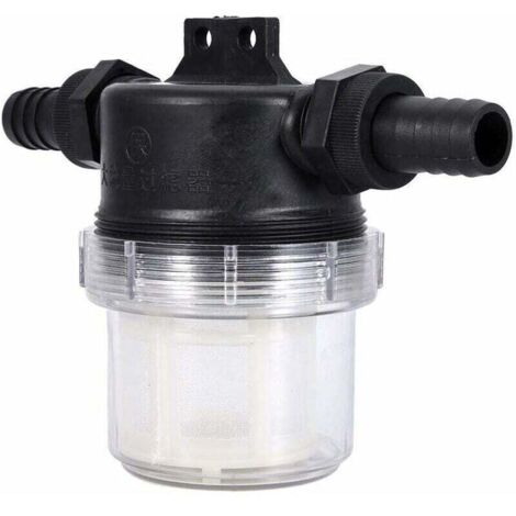 Pompe à eau filtre filet arroseur réglable en ligne Transparent maille crépine arrosage outil pour jardinage pompe à eau(interface:20mm) (1/5)