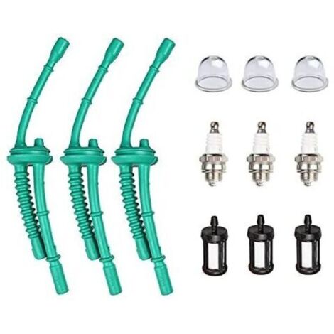 Filtre à carburant poire d'amorçage avec bougie d'allumage pour débroussailleuse STIHL FS55 FS38 FS45 FS46 FS55R KM55 HL45 MM55 FS100 FS110 FS130 (1/5)
