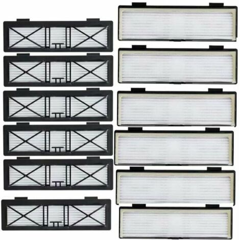 Jeu de 12 filtres de connexion pour Neato Botvac, Neato Botvac, série de connexions D75/80/85, avec brosse de nettoyage gratuite (1/5)