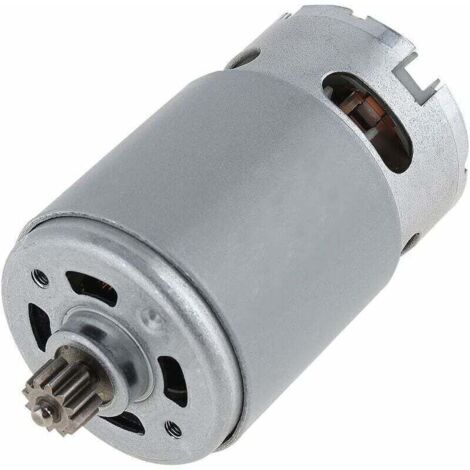 Moteur à courant continu RS550 12V 23000 tr/min – Couple élevé – 12 dents – Pour perceuses et tournevis électriques – Installation facile