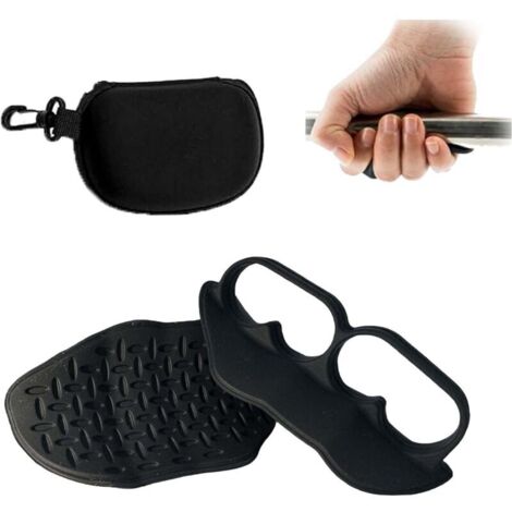 1 Pair Gants de Fitness, S'Applique à Main Musculation, Weightlifting, Haltère à Barre, Protege Main Musculation, Grip Pads pour l'Entraînement, Poignée en Silicone pour Haltères (1/5)