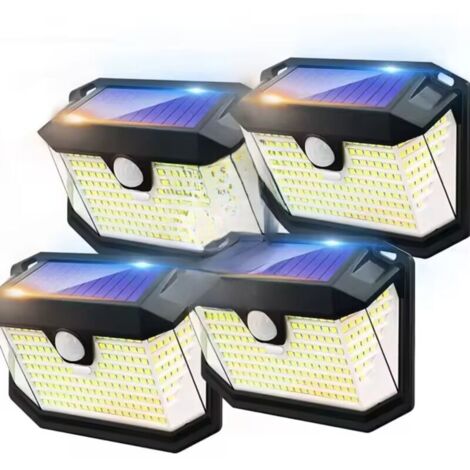 Énergie solairedirigéÉclairage, éclairage extérieur de jardin178individudirigédétecteur de mouvement à lumière solaire270°projecteur solaire extérieur (1/5)