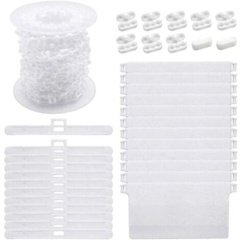 Stores Verticaux Accessoires Rouleau Rideau Perle Corde Connecteur Clips Bricolage Rouleau Store Montage pour Maison Chambre Cuisine (1/5)