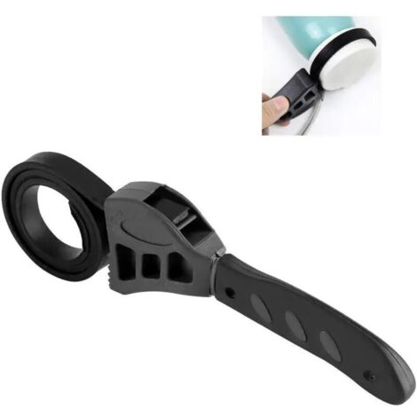 Clé à Sangle Desserrage Filtre, 500mm Universel Filtre À Huile Clé, Spanner Réglable Clef à Molette en Caoutchouc (1/5)