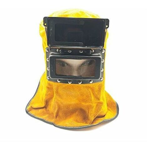 Le sable Dynamitage Protecteur capuche, Visage complet Masque de soudure (1/5)