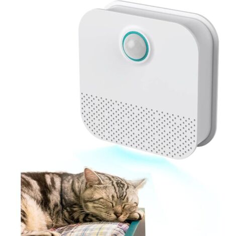 Purificateur d'air intelligent pour animaux – Chargement USB – Déodorant pour litière – Purification toutes les 15 minutes – Faible bruit (1/5)