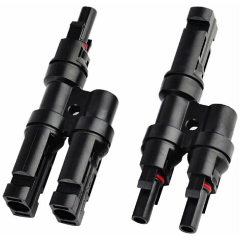 Lot de 2 connecteurs de branche en Y pour connexion parallèle entre panneaux solaires (1/5)