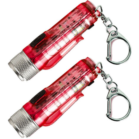 2Une mini lampe torche étanche avec un faisceau puissant et longue portée rouge (1/5)