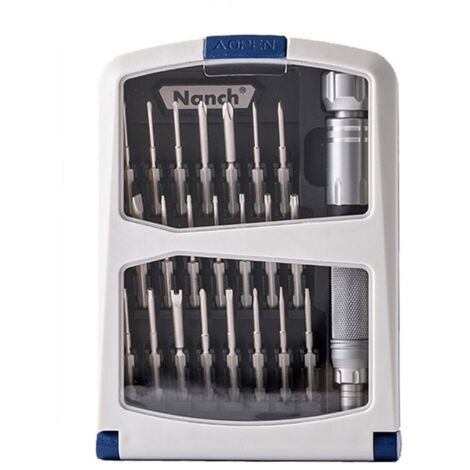 Jeu de Tournevis 23-Pièce Embouts de Tournevis Magnétiques Ensemble D'Outils Pour Téléphone Portable Smartphone Tablet Laptop Watches Verres Précision Outil (1/5)