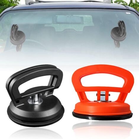 Ventouse Carrosserie, 2 Pièces Ventouse Debosselage Carrosserie, Extracteur de Bosse de Voiture, pour la Réparation de Bosses de Voiture, Verre, Carreaux, Vitre, Levage et Déplacement (1/5)