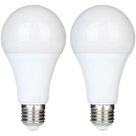 Lot de 2 Ampoule LED Detecteur de Mouvement PIR, E27 Culot Vissé, 12W, 1000 Lumens (équivalent de 100 watts), 220V, 6000K Blanc Froid, Ampoules d'éclairage de Sécurité (1/5)
