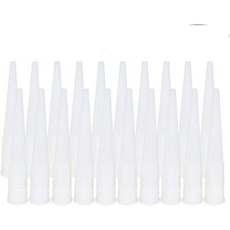 20 Pièces Cartouche Douilles Silicone Douilles embouts de Remplacement en Silicone Pointes Cartouche Cartouche Buses Buses(Diamètre intérieur de l'interface : 15 mm) (1/5)