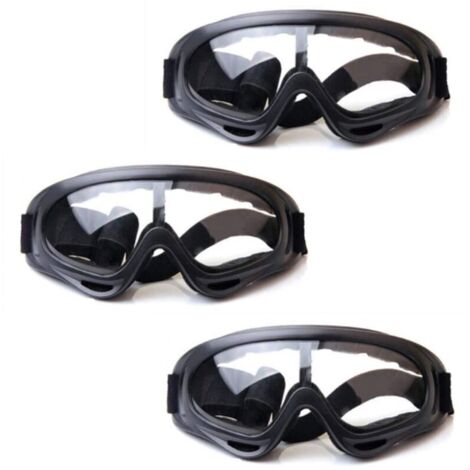 3 Pack Lunettes de Sécurité,jeux de plein air pour enfants Lunettes de protection,Protection des yeux et pour le travail en laboratoire (1/5)