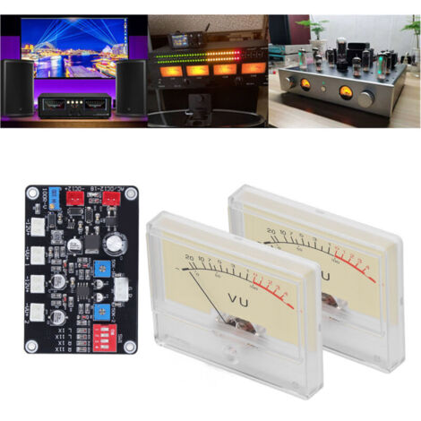 Carte de commande de VU-mètre haute précision pour préamplificateur DIY - Indicateur de niveau audio pour équipements audio (1/5)