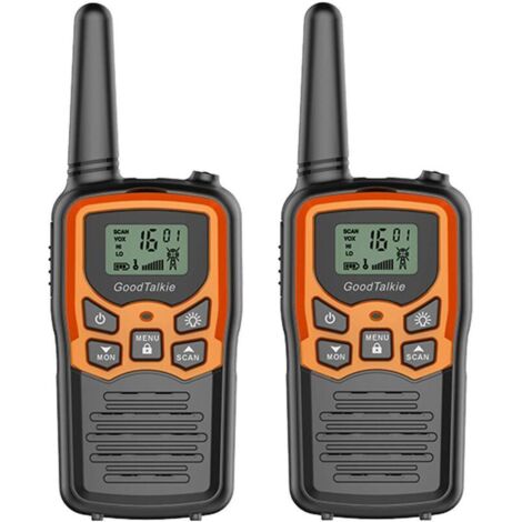 Talkie-walkie Talkie-walkie longue portée Randonnée Camping Home Talkie-walkie (Pack de 2 orange) (1/5)